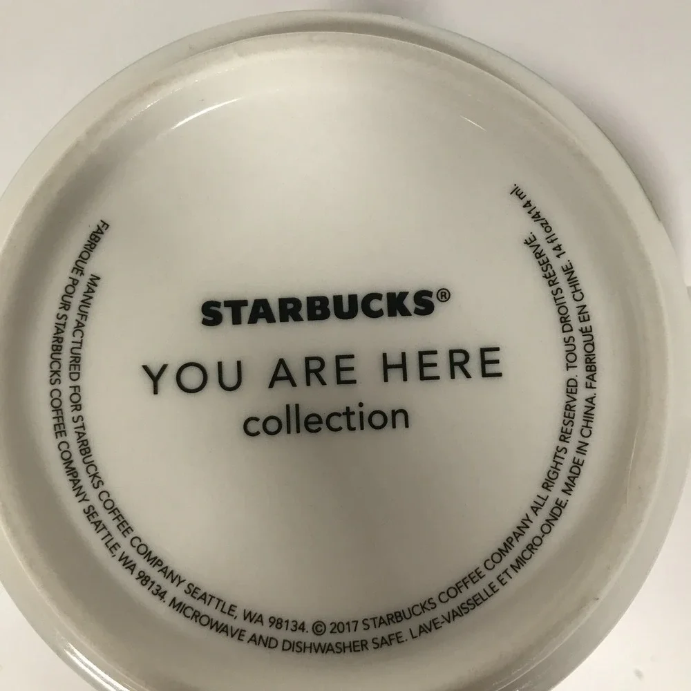 2017 Starbucks You Are Here Collection Seattle 3.5in 14 Fl Oz Coffee Tea Mug Cup